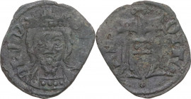 Lucca. Repubblica a nome di Ottone IV (1209-1315). Denaro piccolo o albulo. CNI 16/19; MIR (Toscana, zecche) 128. MI. 0.53 g. 14.00 mm. NC. BB+.