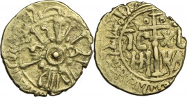 Messina. Guglielmo (1111-1127). Tarì. Sp. 83/84; Travaini 1995 293; D'Andrea 328. AU. 1.15 g. 12.50 mm. BB.