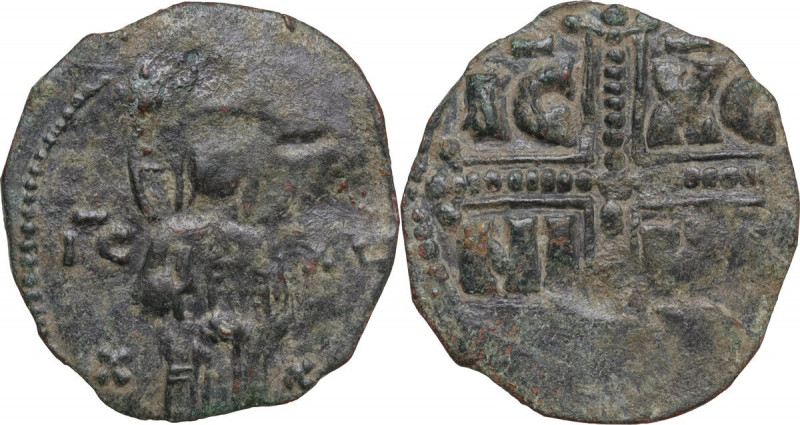 Mileto. Emissioni anonime dei Normanni (1060-1080). Follaro al tipo del follis a...