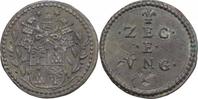 Roma. Alessandro VII (1655-1667), Fabio Chigi. Peso dello Zecchino veneto e unga...