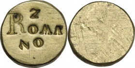 Italy. Roma. Peso dello Zecchino romano, fine XVIII-inizi XIX sec. Zavattoni -; cf. p. 478. Ottone. 3.43 g. 15.00 mm. SPL.