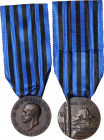 Vittorio Emanuele III (1900-1943). Medaglia s.d. (1936) per la fondazione dell'Impero. Bini p. 178; Casolari XIV, 39. AE. 34.00 mm. Opus: G. Romagnoli...