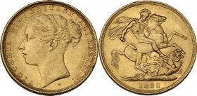 Australia. Victoria (1837-1901). Sovereign 1882 S, Sidney mint. Fried. 15. AV. 7.96 g. 22.00 mm. XF/AU.
