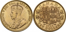 Canada. George V (1910-1936). 10 dollars 1912. Fried. 3. AV. 16.70 g. 27.00 mm. MS.