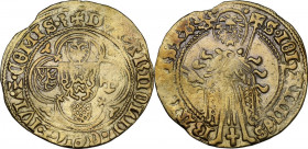 Netherlands. Guelders. Arnold Van Egmond (1423-1471). St. Jans AV Goldgulden (Florin d'or). Delm. 604. Fried. 56. AV. 2.80 g. 23.80 mm. Good VF.