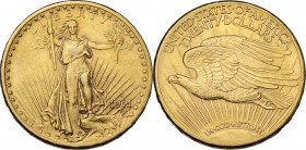 USA. 20 dollars 1911 S, San Francisco mint. Fried. 185. AU. 33.41 g. 34.00 mm. AU.