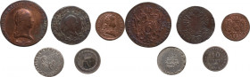 World Coins. Multiple lot of five (5) BI/AE coins. BI/AE.