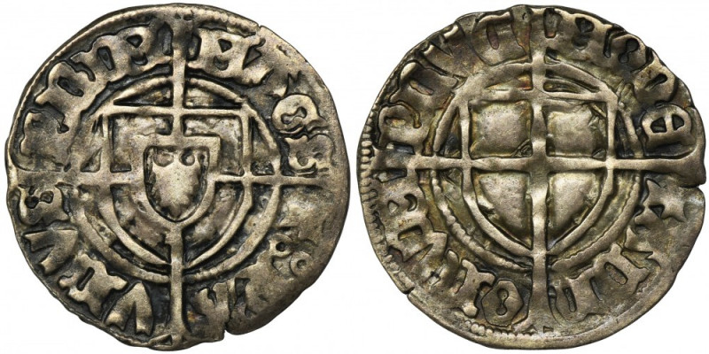 Teutonic Order, Paul von Rusdorf, Schilling undated Ładnie zachowana sztuka w ci...