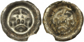 West Pomerania, Bracteat end of the 13th century - RARE, tower on arch R5