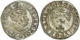 Sigismund I the Old, Groschen Danzig 1539 - PRVS