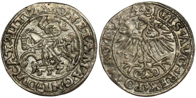 Sigismund II August, 1/2 Groschen Vilnius 1552 - LI/LITVA Variety LI/LITVA.&nbsp...