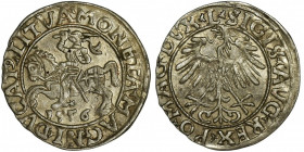Sigismund II August, 1/2 Groschen 1556 - L/LITVA