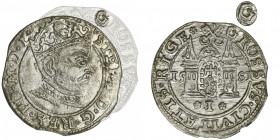 Stephen Bathory, Groschen Riga 1581 R1