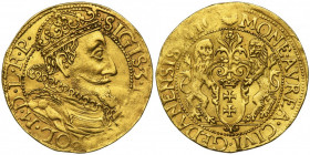 Sigismund III Vasa, Ducat Danzig 1610 - VERY RARE R5-R6