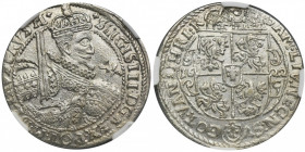 Sigismund III Vasa, 1/4 Thaler Bromberg 1622 - NGC MS61