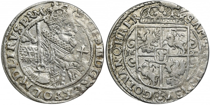 Sigismund III Vasa, 1/4 Thaler Bromberg 1622 - PR M Końcówka napisu PR M. Bardzo...