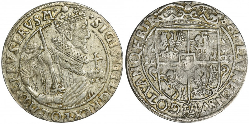 Sigismund III Vasa, 1/4 Thaler Bromberg 1623 - PRVS M - RARE Rzadki ort bydgoski...