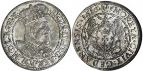 Sigismund III Vasa, 1/4 Thaler Danzig 1616 - NGC MS62 R