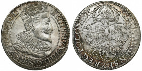 Sigismund III Vasa, 6 Groschen Marienburg 1596 R1