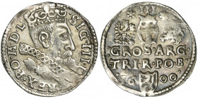 Sigismund III Vasa, 3 Groschen Bromberg 1600
