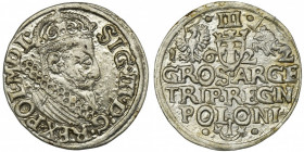 Sigismund III Vasa, 3 Groschen Krakau 1622