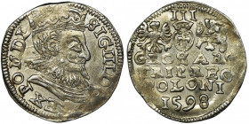 Sigismund III Vasa, 3 Groschen Lublin 1598 R
