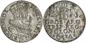 Sigismund III Vasa, 3 Groschen Marienburg 1593