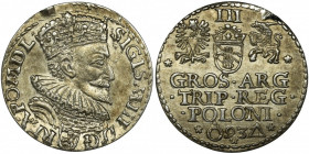 Sigismund III Vasa, 3 Groschen Marienburg 1593
