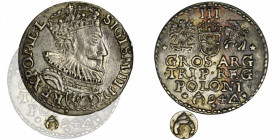 Sigismund III Vasa, 3 Groschen Marienburg 1594 R1