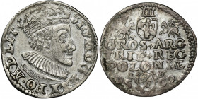 Sigismund III Vasa, 3 Groschen Olkusz 1590 R1