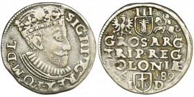 Sigismund III Vasa, 3 Groschen Posen 1589