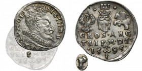 Sigismund III Vasa, 3 Groschen Vilinius 1595 R