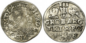 Sigismund III Vasa, 3 Groschen Fraustadt 1598