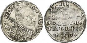 Sigismund III Vasa, 3 Groschen Fraustadt 1599 - SIG III