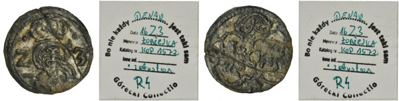 Sigismund III Vasa, Denarius Lobzenica 1623 - RARE Rzadki denar łobżenicki.
 Od...