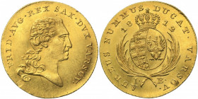 Duchy of Warsaw, Ducat Warsaw 1812 IB R3