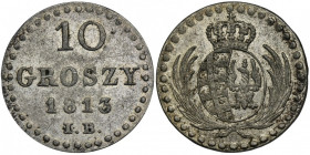 Duchy of Warsaw, 10 groschen Warsaw 1813 IB