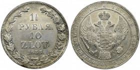 1 1/2 rubel = 10 zloty Petersburg 1835 НГ