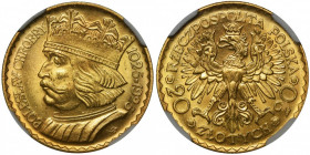 20 złotych 1925 Chrobry - NGC MS64