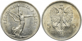 Nike, 5 złotych Warszawa 1928 R