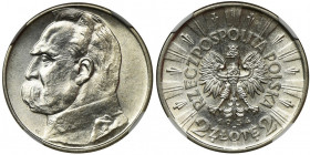 Piłsudski, 2 złote 1934 - NGC MS64