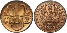 1 grosz 1923 - PCGS MS65 RD 2-ga nota