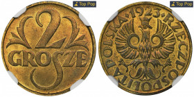 2 grosze 1923 - NGC MS66 MAX