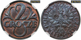 2 grosze 1928 - NGC MS66 BN MAX