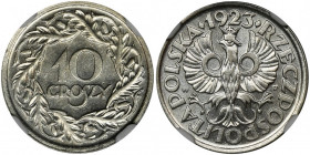 10 groszy 1923 - NGC MS64