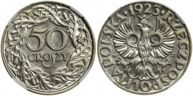 50 groszy 1923 - NGC MS63