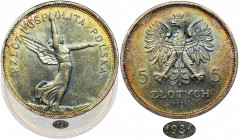 Nike, 5 złotych Warszawa 1931 - RZADKIE R4