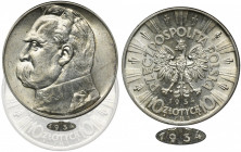 Piłsudski, 10 złotych 1934 - RZADKIE