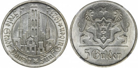 Free City of Danzig, 5 gulden 1923 - NGC MS64 2-ga nota