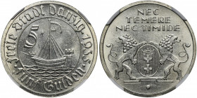 Free City of Danzig, 5 gulden 1935 - NGC MS65 2-ga nota